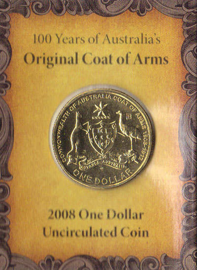2008 B Australia $1 (Coat of Arms) K000171